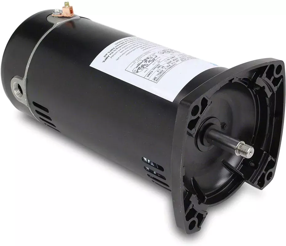 1-1/2 HP Pump Motor Square Flange – 1-Phase 115/230 Volts 60 Hz – TEFC Up-Rated