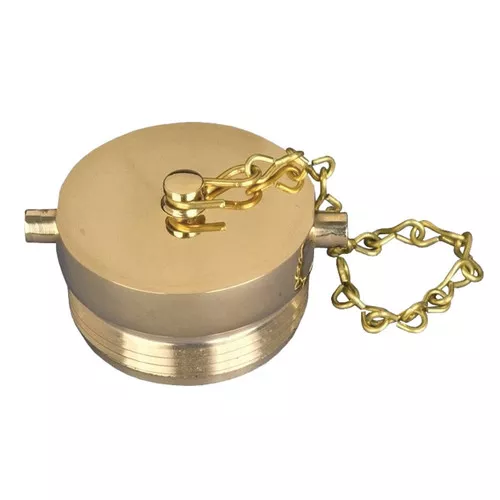 1 1/2 in. NH(NST) Dixon Brass Plug & Chain - Pin Lug (Polished)