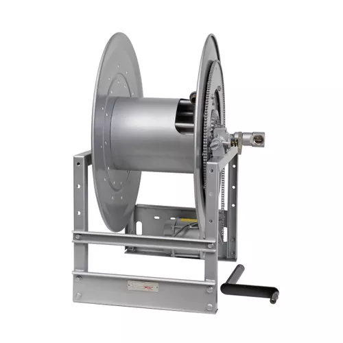 Hannay Reels SF For Booster Hose Inboard Mounted Motor - 300 ft - 200 ft - Aluminum "Super Booster", 12V