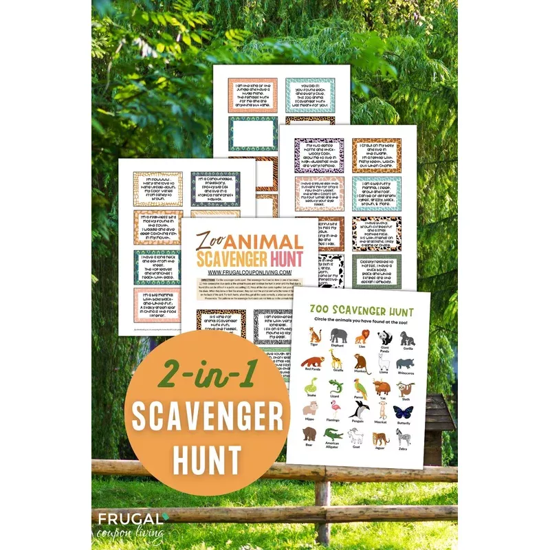 Zoo Scavenger Hunt