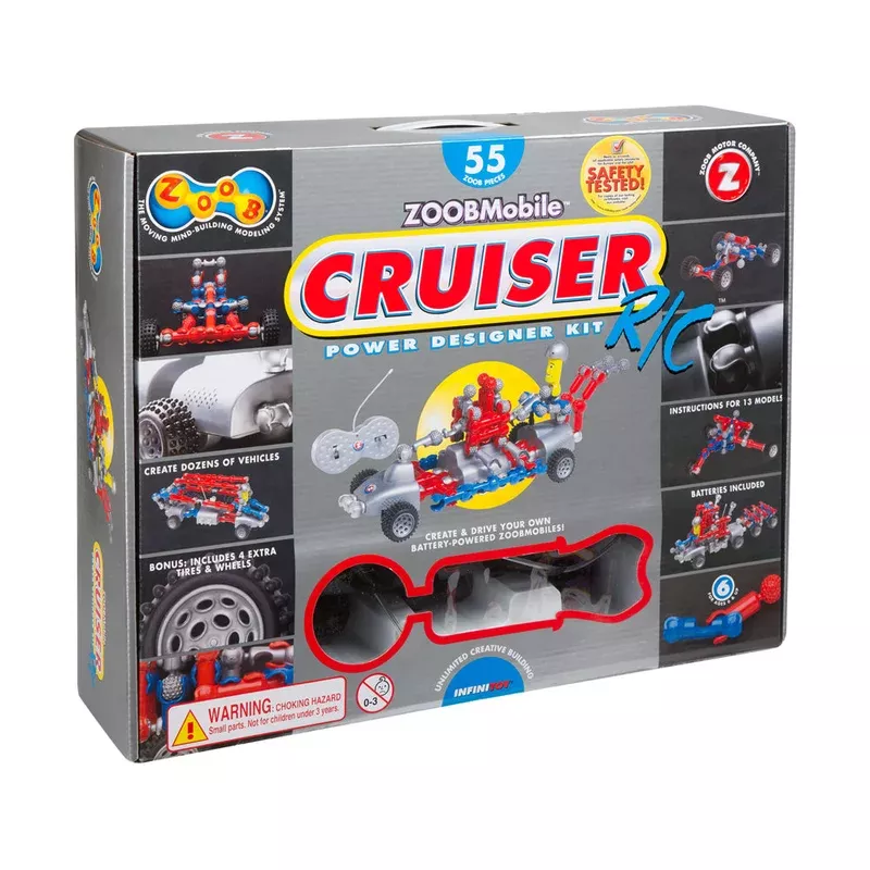 ZOOBMobile Remote Control Cruiser Power Designer Kit – Multicolor